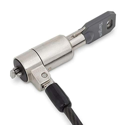 Targus DEFCON T-Lock Key Cable Lock for Laptop Computer and Desktop Security Cable (ASP48EU), Black - size: T-Lock, style: Keyed Cable