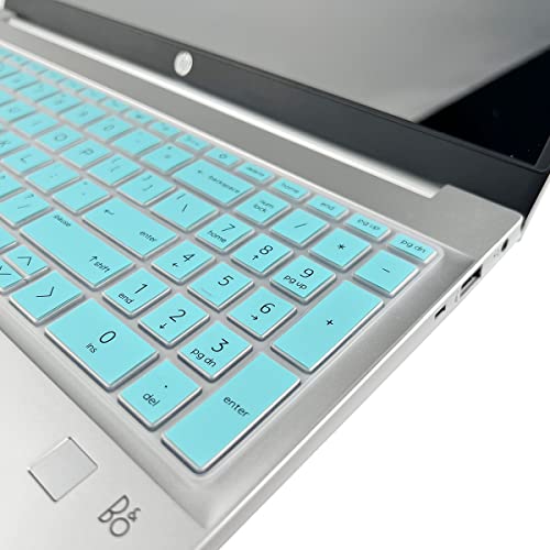 Keyboard Cover for HP Pavilion 17 17t 17z 17-cn 17-cp/HP Pavilion 15-eh 15-eg 15-er 17z-cp300/200/100 17z-cp000 17-cp0010nr 17-cn0025nr 17-cn0021nr 17-cn0020nr 15t-eg300 15-eg0125od 15-eg0050wm - color: Hotblue