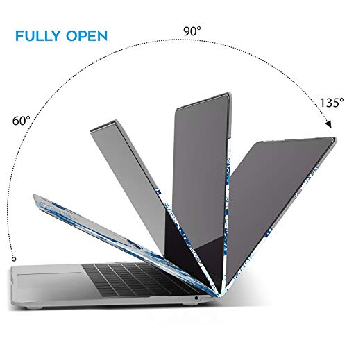 IBENZER Compatible with New MacBook Air 13 inch case 2022 2021 2020 M1 A2337 A2179 A1932, Hard Shell Case&Keyboard Cover&Screen Film for Mac Air 13 with Touch ID (2018-2022), Fuji, AT13FUJI+2 - color: FUJI