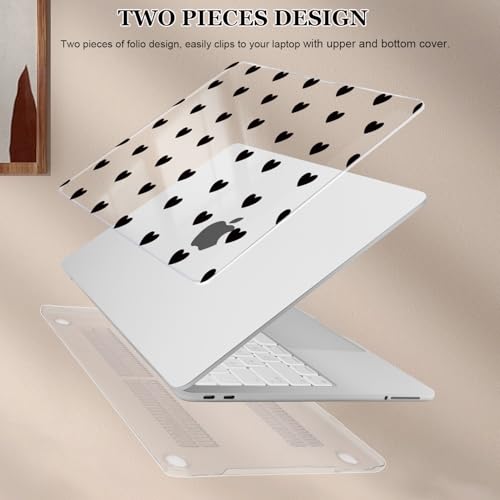 for MacBook Neo 13 inch Case 2026 Release A3404 Cover, Ultra-Thin Printed Pattern Plastic Hard Shell Case Protective Case for MacBook Neo 13 with Apple A18 Pro Chip, Love Converges - color: Love Converges