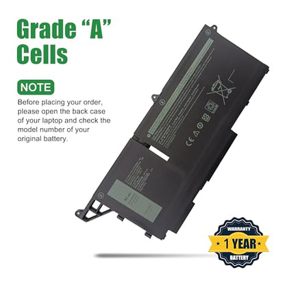 293F1 CPX-51R71 41Wh Laptop Battery Replacement for Dell Latitude 5330 5430 5530 7330 7430 7530 Precision 3570 Series Notebook 051R71 51R71 Black 11.25V 3467mAh