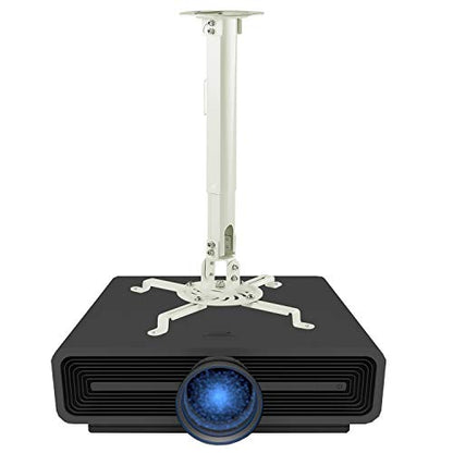 Mount-It! Ceiling Projector Mount | Full Motion and Height Adjustable from 14.5-21.5 Inches | Universal Bracket Fits Epson, Optoma, Benq, and Viewsonic Projectors | 30 Lbs Capacity (Medium) - style: Medium