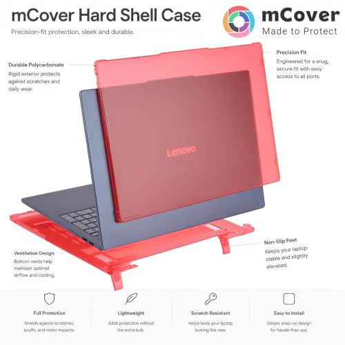 mCover Case ONLY Compatible for 2024-2026 16" Lenovo IdeaPad Slim 5 16AHP10 16ARP10 16AKP10 16IRH10 16IAH10 16IRU9 16ABR8 Series Windows Computers(NOT for Other Lenovo Models)- Purple - color: Purple