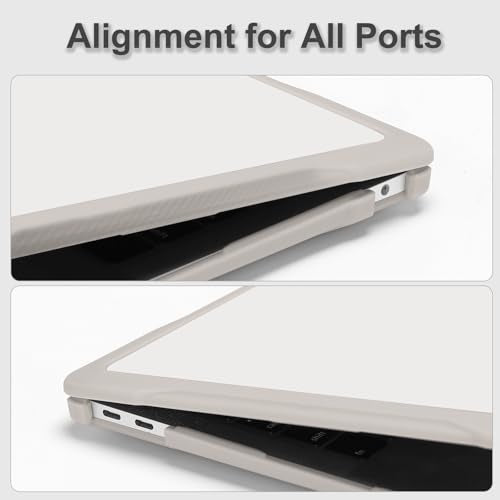 MOSISO Compatible with MacBook Air 13 inch Case M1 2018-2021, Khaki | Reduces-Fingerprints with Soft TPU Bumper Shell&Keyboard Cover for MacBook Air 13.3 M1, 2021 2020 2019 2018 A2337 A2179 A1932 - color: Khaki