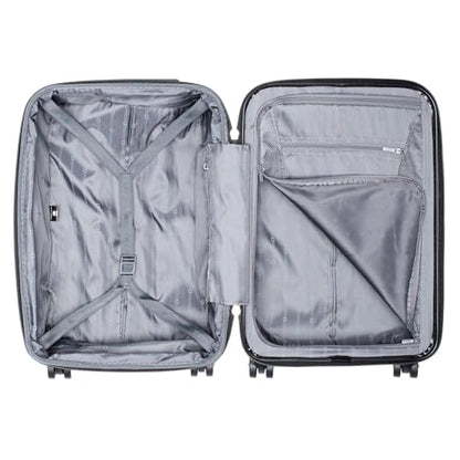 DELSEY PARIS Helium Aero Hardside Expandable Luggage with Spinner Wheels, Blue Cobalt, Carry-On Plus 21 Inch - color: Blue Cobalt, size: Carry-On Plus 21 Inch