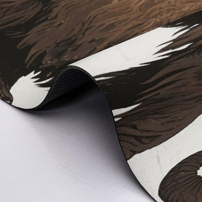 Desk Pad Mat Mammoth Print Non-Slip Desk Mats Desk Protector for Office Home Lap Desk Laptop and Desktop Gift for The Holidays