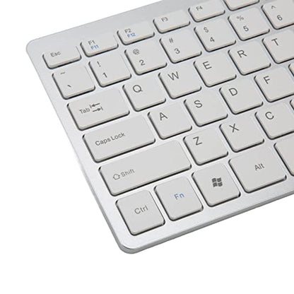 USB Wired Keyboard, 78 Keys Ultra Thin Computer Keyboard, Slim and Compact Keyboard for Laptop, Desktop, PC, Windows