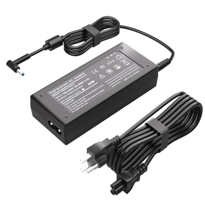 SOLICE 45W AC Adapter Compatible for HP 17 inch Laptop 17-AK 17-AR 17-BS 17-by 17-CA 17-CN 17-CP 17-CN 17-GXXX 17-pxxx 17-yxxx 17-x0xxx 17-x1xxx Laptop Power Supply Cord 19.5V 2.31A