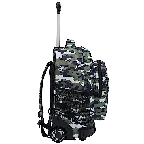 Travelers Club 18" Rolling Backpack with Shoulder Straps, Camo - color: Camo, size: 18 Inch