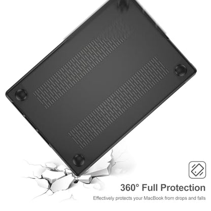 ProCase Slim case for MacBook Pro 16 Inch -Black | Translucent Hard Shell Shockproof Cover for 2026 2025-2021 MacBook Pro M5 M4 M3 M2 M1 Pro/Max - color: Black