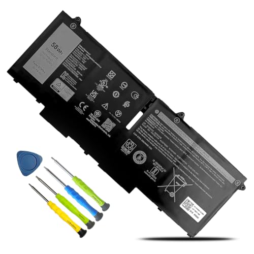 58Wh 07KRV Laptop Battery Replacement for Dell Latitude 5430 5530 5530 7330 7430 7530 Precision 3570 P104F P104F005 P137G P137G004 Series H4PVC 0H4PVC 4FVJG O7KRV 08WRCR 078FWY Y86WG 0Y86WG 15.2V - size: 11.02*4.33*0.29inch 07KRV