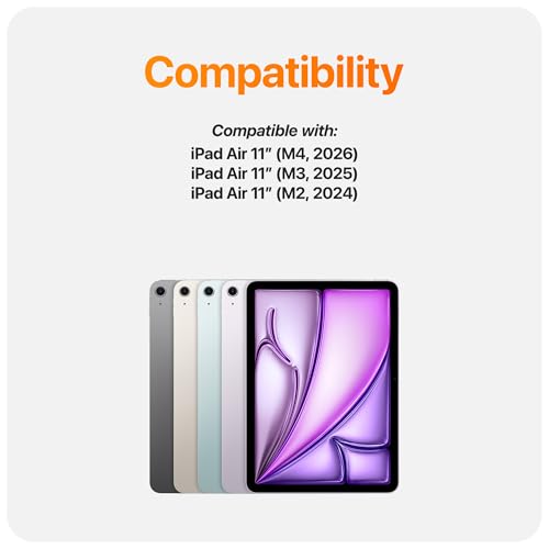 UPPERCASE GhostPaper Air Premium Detachable Paper Feel Writing Sketching Surface Screen Protector, Air-ttach Nano Suction Mounting, Compatible with iPad Air 11" M2/M3/M4 (2024-2026) - size: iPad Air 11" (2024+)