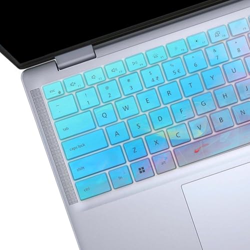 Stylish Colorful Keyboard Cover for Dell 14 Plus DB04250 DB04255 DB14250 DB14255 14", Dell Inspiron 14 5440 5441 5445 7440 7441 7445 & Inspiron 16 7640 US Layout(Not Fit:Dell 14S & 14 DA14250 Premium) - color: Colorful