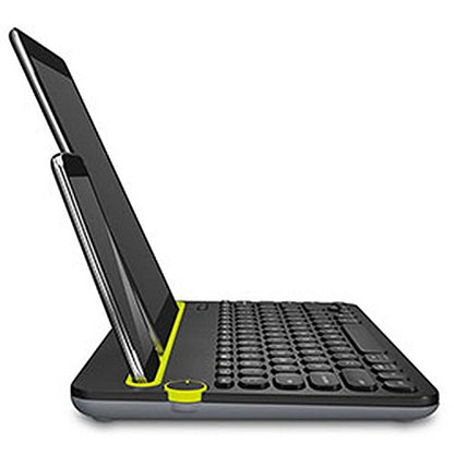 Logitech K480 Wireless Multi-Device Keyboard for Windows, macOS, iPadOS, Android or Chrome OS, Bluetooth, Compact, Compatible with PC, Mac, Laptop, Smartphone, Tablet - Black