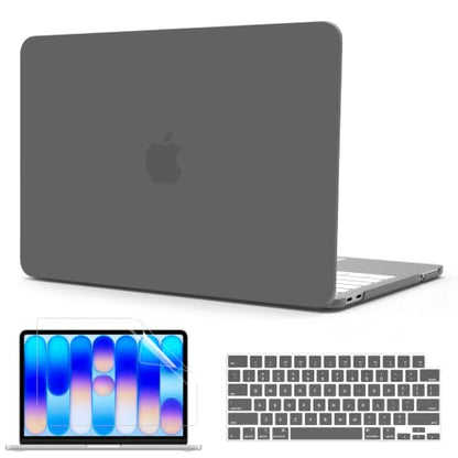 B BELK for MacBook Neo Case 13 inch 2026 Release Model A3404, Gray | Scratch Resistant Matte Plastic Laptop Hard Shell for Mac Neo Case, Keyboard Cover & Screen Protector, Slim & Lightweight - color: Gray