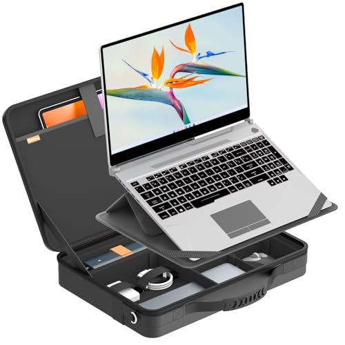 Smatree MobileBase Laptop Shoulder Case with Stand for 16 inch HP OmniBook | for 16 inch HP OmniBook 7 Flip/X Flip NGAI,ZBook Studio 16 G9/G10/G11,Spectre x360 2-in-1 16t/16,HP Envy x360 16t (A485S) - color: Black for Hp, size: for 16inch OmniBook/ZBook S