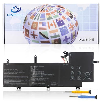 C31N1704 Laptop Battery Compatible with ASUS ZenBook Flip 15 Q535U UX561UD | Q535U Q535UD Q535UD-BI7T11 Series Notebook 0B200-02650000 3ICP6/60/72 11.55V 52Wh 4550mAh 3-Cell