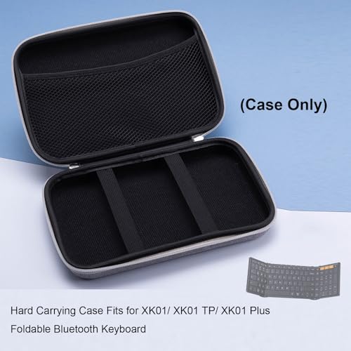 Hard Carrying Case Travel Portable Protective Bag Compatible with KOOSMILE Mini Laptop 8 inch Tablet, XK01 XK01 TP XK01 Plus Foldable Wireless Keyboard (Case Only)