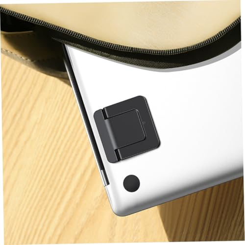 BESPORTBLE 2pcs Foldable Mini Notebook Stand Desktop Laptop Holder Ventilated Cooling Bracket for Portable Laptops and Tablets, Space-Saving Riser for Office and Travel Use
