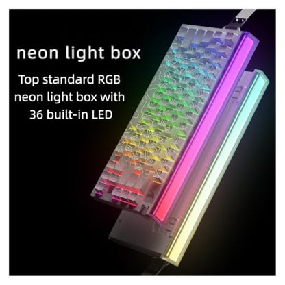R85HE Magnetic Axis Gaming Wire Keyboard 8KHz Rate 0.005mm RT Precision Adjustable 5 Layer Soundproof Filling RGB(R85 HE-Green) - color: R85 HE-Green