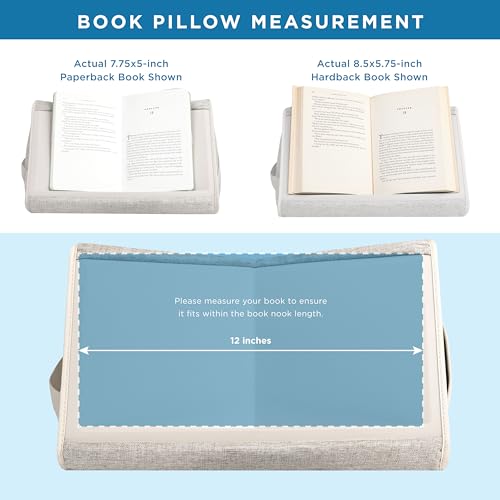 LAPGEAR Book Pillow - Almond, Fits 6" x 9" Books - color: Almond