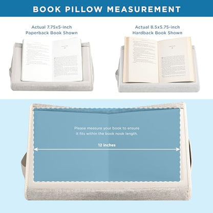 LAPGEAR Book Pillow - Almond, Fits 6" x 9" Books - color: Almond