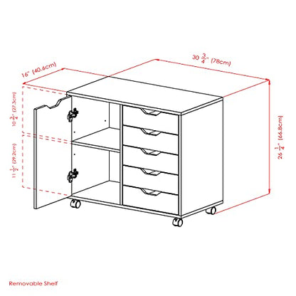 Winsome cabinets Wood Halifax Storage/Organization, Black - color: Black, style: Contemporary