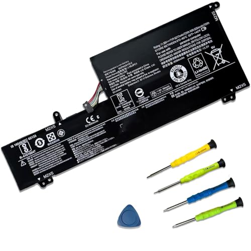 L16L6PC1 Laptop Battery Replacement for Lenovo Yoga 720 720-15Ikb (ideapad) - Type 80X7 720-15 Series Notebook L16M6PC1 L16C6PC1 5B10M53745 5B10M53743 5B10M53744 3ICP4/43/110-21 1.58V 72Wh 6217mAh - size: 12.01*4.41*1.34 inches L16L6PC1