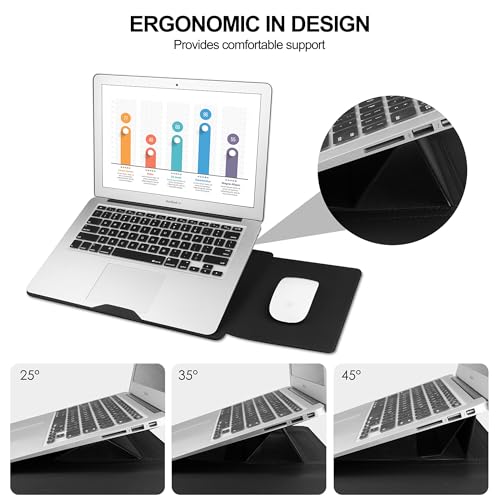 HoYiXi 15.6" Laptop Sleeve-Compatible with MacBook Pro 16/15.4'' MacBook Pro 15, Mac Air 15 - Waterproof Soft 15 16 inch pc case for HP, Dell, 15 inch Laptop Sleeve case,Black - color: black, size: 15.6'' /15-16 Inch Laptop Sleeve