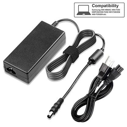 24V 2.5A AC/DC Adapter Charger Compatible with Samsung with Power Supply Cord Cable(6.3mm*2.1mm)
