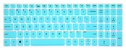 Silicone Keyboard Cover Compatible for 15.6" HP Pavilion x360 15-br075nr, Pavilion 15-cc 15-cb Series 15-cc010nr 15-cb010nr, HP Envy x360 15m-bp 15m-bq Series, HP Envy 17.3" 17m-ae011dx (Mint Green) - color: Mint Green