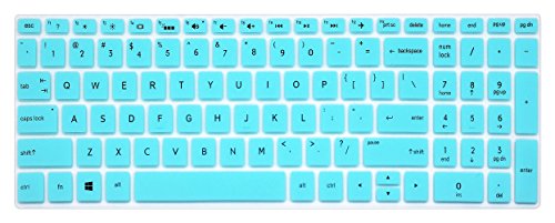 Silicone Keyboard Cover Compatible for 15.6" HP Pavilion x360 15-br075nr, Pavilion 15-cc 15-cb Series 15-cc010nr 15-cb010nr, HP Envy x360 15m-bp 15m-bq Series, HP Envy 17.3" 17m-ae011dx (Mint Green) - color: Mint Green