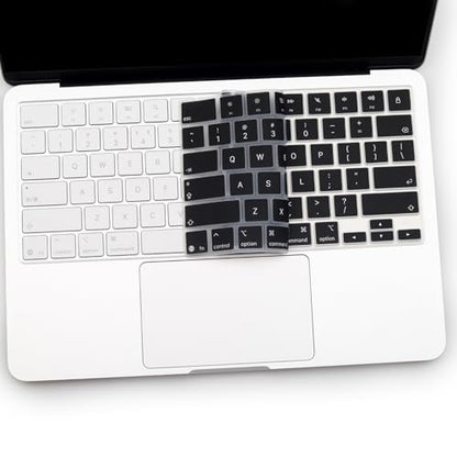 Keyboard Cover for 2026 New MacBook Neo 13 inch with Apple A18Pro Chip/A3404, MacBook Neo 13.0'' A18 Pro Accessory, US Layout Keyboard Skin-Black - color: Black