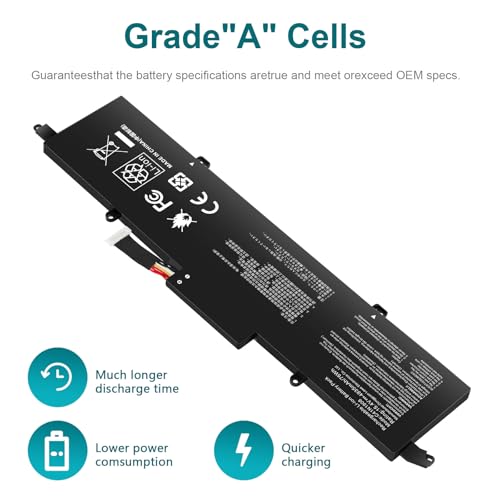 Futurebatt C41N1908 Battery Replacement for Asus ROG Zephyrus G14 GA401II GA401IV GA401IH GA401IU GA401IV GA401IV-BR9N6 GA401Q GA401QH GA401QM - size: C41N1908 14.17*4.33*1.02in