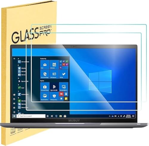 2 Pack 17.3" Laptop Screen Protector Tempered Glass Designed for Universal 17.3 inch with 16:9 Aspect Ratio Laptop Screen Protector, (383mm x 215mm) , High Definition Clear,9H Hardness, Bubble Free - size: 17"(16:9)