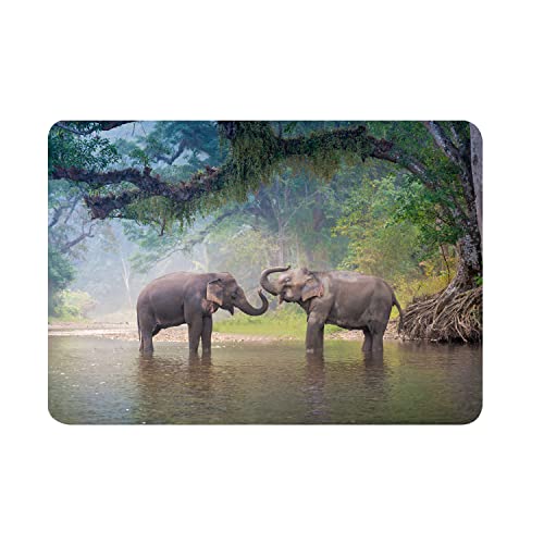 Laptop Case Compatible with Old Version MacBook Pro 13 Inch Case 2012 2011 2010 2009 2008 Release Model A1278 with CD-ROM, Plastic Hard Shell Case Cover & Keyboard Cover Skin - Elephant - color: CH59 Elephant, size: Pro 13" w/CD-ROM 2008-2012(A1278)