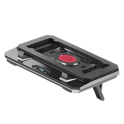 Fast Speed Cooling Laptop Stand with 4000Rpm Fan and 7 Height for 10 to 17.3Inch Notebook - color: Black