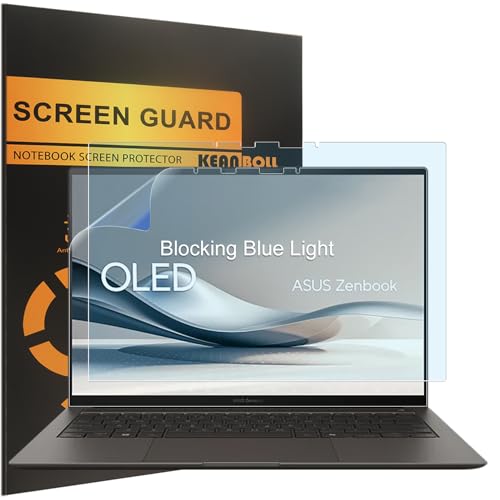KEANBOLL 2 Pack Blocking Blue Light Screen Protector for 2026 New ASUS ZenBook S 14 Laptop (UX5406), Anti Blue Light Anti Glare and Anti Fingerprint (Matte) Shield