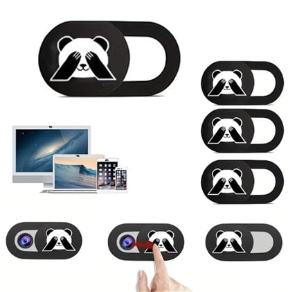 3Pcs Cute Animal Webcam Cover Slide, Ultra Thin Laptop Camera Cover Slider for MacBook, Computer, iPad, Smartphone and PC Privacy Blocker