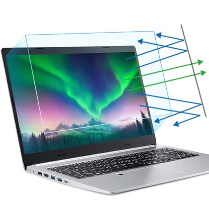 F FORITO 2-Pack 14 Inch 16:10 Anti Blue Light Matte Laptop Screen Protector, Reduce Eye Strain and Touch Sensitive Anti Glare Computer Screen Cover for All 14" 16:10 Laptops - size: for 14" 16:10