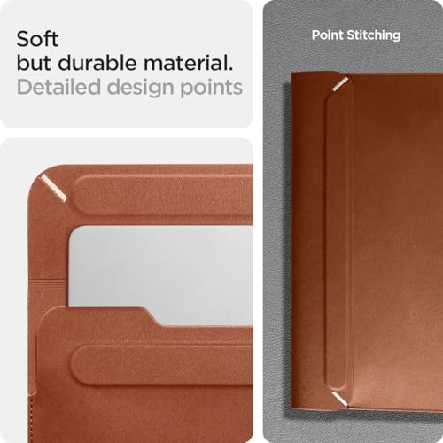 Spigen Valentinus Protective Laptop Sleeve, 16-Inch MacBook | For MacBook Pro/Air M1-M5 Chips (2021-2026) - Classic Brown - color: Classic Brown, size: 16-inch