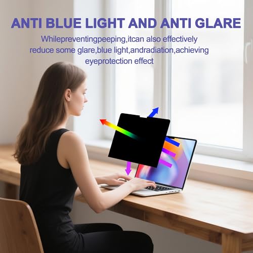 360° Privacy Screen Protector Compatible for 2026 MacBook Neo 13'' | A18 Pro Chip A3404;Anti Fingerprint/Anti Blue Light/Anti Glare - color: 2026 MacBook Neo 13 inch A18 Pro