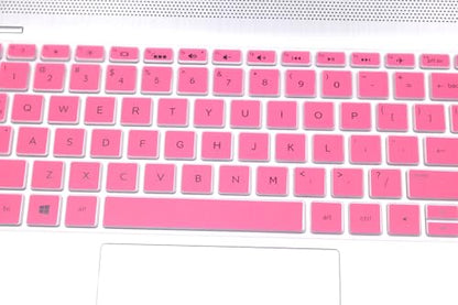 Keyboard Skin Compatible for 15.6 17.3 HP Laptop 15-db 15-dw/dy 15-da 15-bs/bw 15-ef 15t 15z 17-by/bs/ca Series 15-db0011dx 15-dy1043dx/dy1051wm 15-dw0037wm/dw1083wm 17-by4013dx by4633dx (Rose) - color: Rose