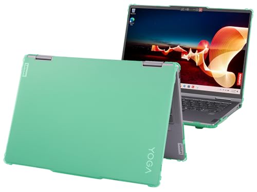 mCover case ONLY Compatible for 2023-2025 14" Lenovo Yoga 7 14IRL8 | 14IML9 | 14AHP9 Series 2-in-1 Windows Notebook Computers (NOT Fitting Any Other Models)- Green