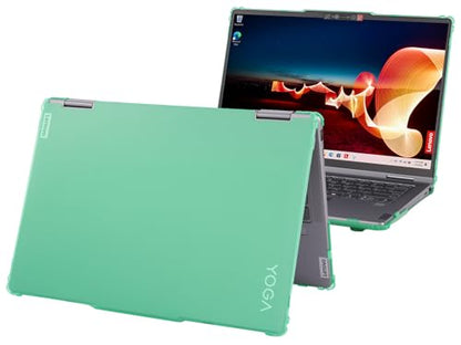 mCover case ONLY Compatible for 2023-2025 14" Lenovo Yoga 7 14IRL8 | 14IML9 | 14AHP9 Series 2-in-1 Windows Notebook Computers (NOT Fitting Any Other Models)- Green