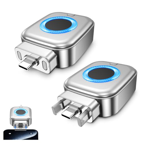 2Pcs 140W Smart Auto Stop Charging Adapter:Auto Power Off Charger Protector | Physical Disconnect Battery Guard, USB-C Fast Charger with Physical Cut-Off for iPhone,Android,Earphones & All Type-C Devices