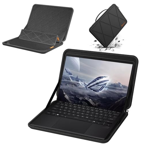 Smatree MS28T Hard Case with Stand for 13.4" ASUS ROG Flow Z13 2025 GZ302 | Compatible for 13.4 inch ASUS ROG Flow Z13 2025 GZ302/2023 GZ301/2022, for 13.3 inch ASUS Zenbook 13 OLED UX325 - color: MS - Black, size: For 13.4 inch ROG Flow Z13 (MS28T)
