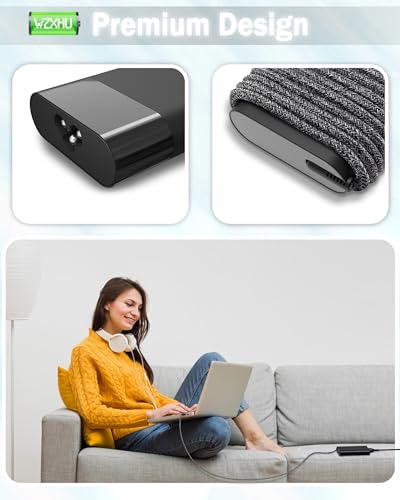 WZXHU 90W USB-C Power Adapter Compatible with HP Spectre x360 904144-850 904082-003 adp-90fe 2ln85aa Elitebook x360 1040 G5 1040 G4 Type C Ac Adapter