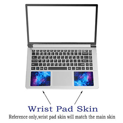 ToLuLu Laptop Skin Sticker Decal, 12" to 15.6" inch Laptop Vinyl Skin Sticker Cover Art Protector, Nebula Galaxy - color: Nebula Galaxy