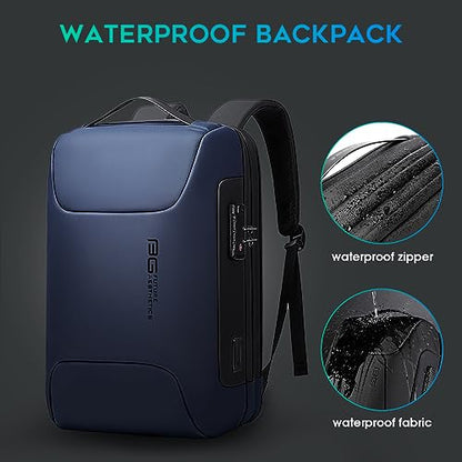 BANGE Tech Laptop Backpack for Men and Women - color: Blue